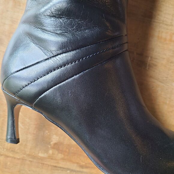 Naturalizer Women's Falencia Boot MSRP $249 Nordstrom Black Leather Tall Boot 6M - Picture 8 of 13